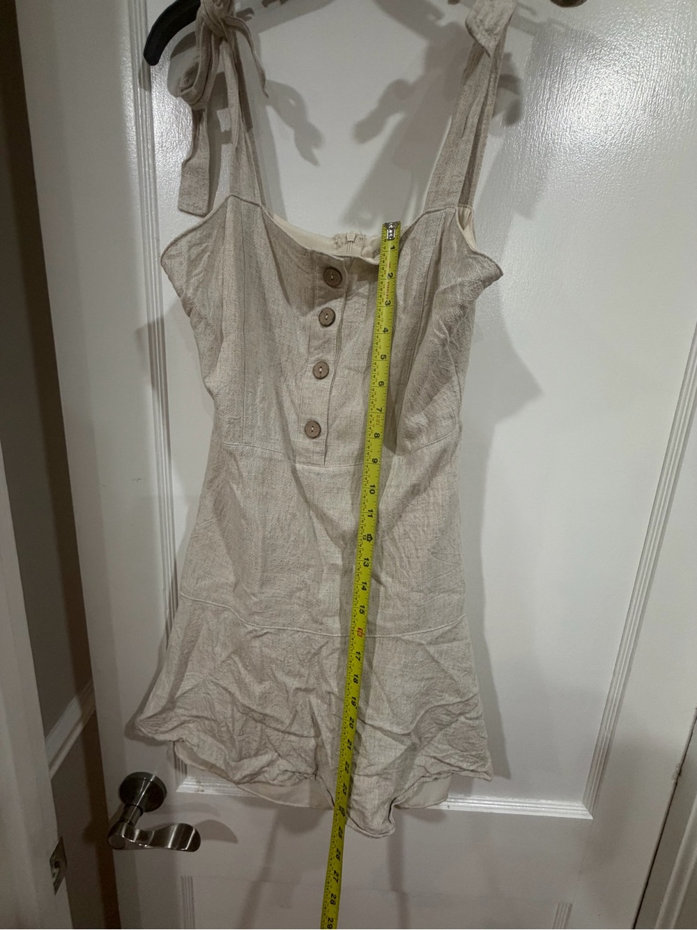 Gianni Bini Cream Zip-Back dress - Picture 6 of 9